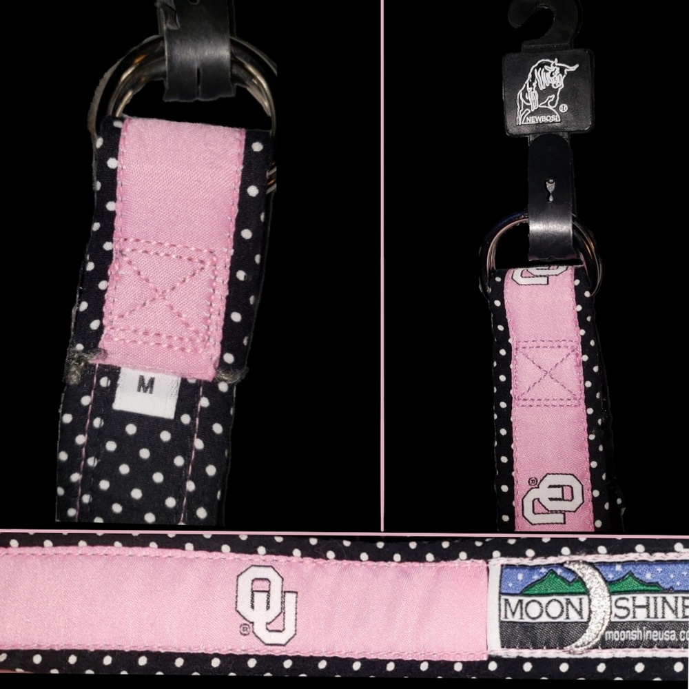 🧣Oklahoma University🧣 D-Ring Belt 🧣